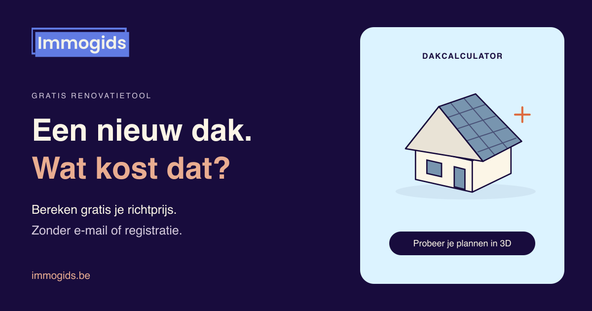 Deelafbeelding voor Dakcalculator | Immogids